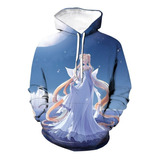 Sudadera Linda Sailor Moon Neptune Jupiter Impresión Moda