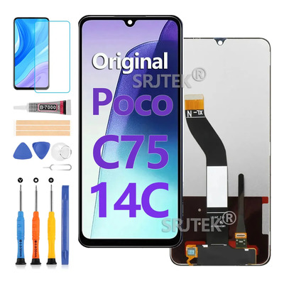 SRJTEK Pantalla Táctil Ori Para Xiaomi Poco C75 y Redmi 14C | Envío gratis