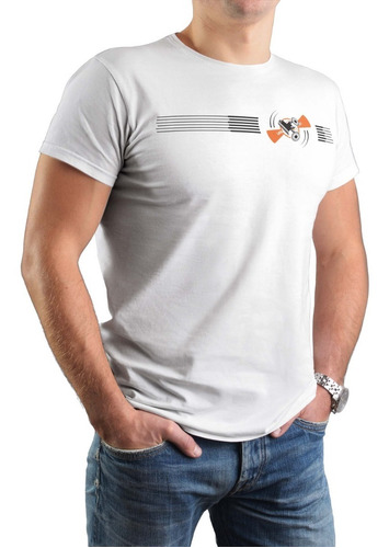 Camiseta Unisex Hélice Branca Tiro Algodão - Uhl Outdoor