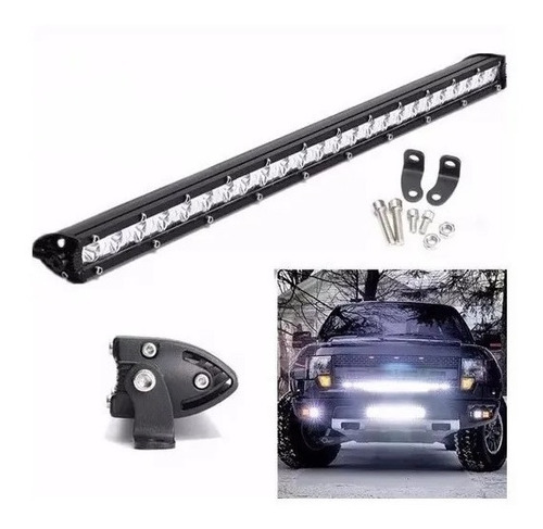 Barra Led Neblinero 72w 65cm 4x4 Auto Camioneta Suv 12 Y 24v