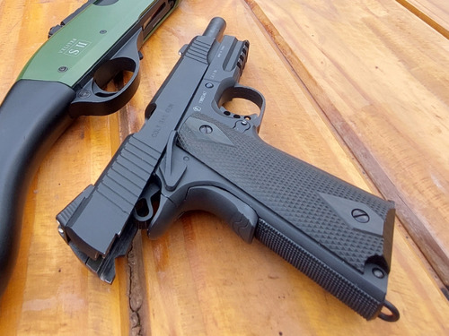 Pistola Marcadora Airsoft Colt 1911 Riel Cybergun Co2 328fps