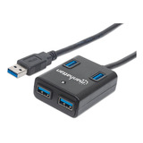 Hub Usb V3.0 Manhattan 4 Ptos Super Velocidad 162296