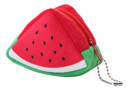 Mini Bolso Frutas Cuties Monedero Peluche Llavero Cierre