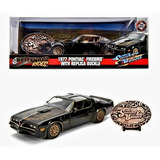 Carro En Miniatura Pontiac Firebird 1977 1:24 Color Negro