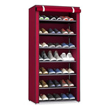 Zapatera Organizador Zapatos Closet 7 Niveles 21 Pares Tela