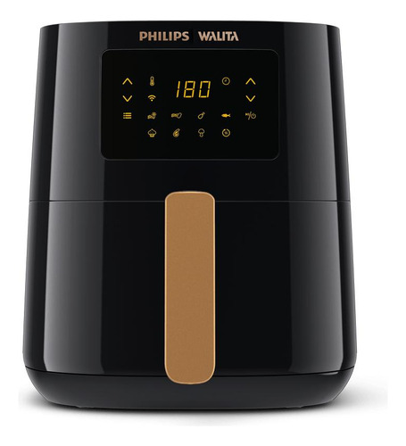 Fritadeira Airfryer Conec. Philips Walita Preta 1400w Ri9255