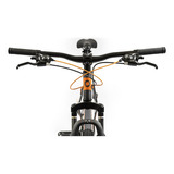 Bicicleta Mtb R29 Wish290 Entry Negra Y Naranja Olmo