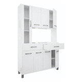 Aparador Kit De Cocina Orlandi Premiun Blanco 1.20 Art 650