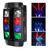 8 Leds Mini Cabezas Moviles Dj Luces De Escenario Dmx512