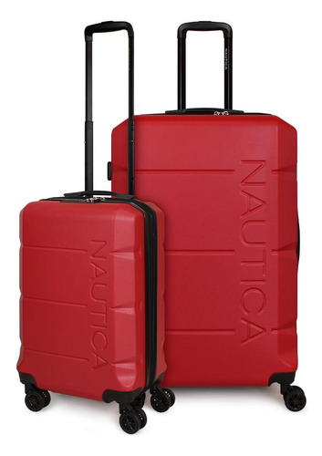 Pack 2 Maletas S De Cabina+grande 23kg Marine Roja Nautica