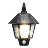 Lampara Solar Para Jardin Decorativa Tipo Farol Pared Exteri