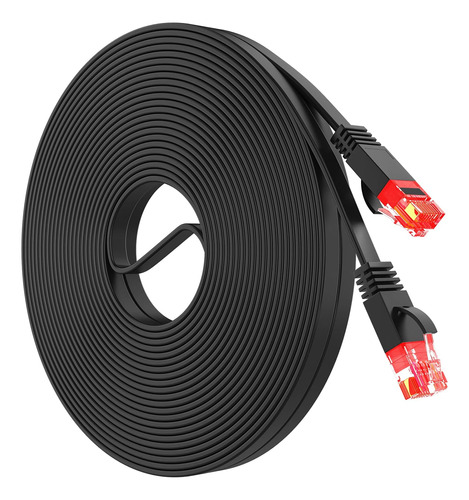 ¿cable Ethernet Aoforz Cat 6 De 75 Velocidades? Plano Negro