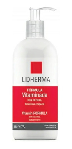 Lidherma Fórmula Corporal Hidratante Vitaminada Con Retinol