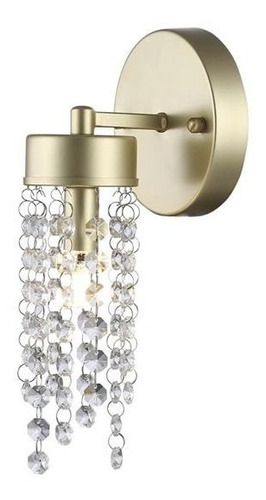 Arandela Blumenau Cristal Light G9 Bivolt Dourada