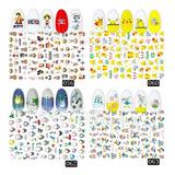 Sticker Autoadhesivos 3d Nail Art Decoracion Uñas Esculpidas