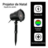 Projetor De Natal P/ Jardim Laser Led Desenhos Prova D´agua