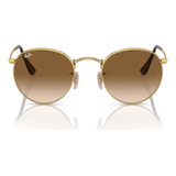 Óculos De Sol Unissex Ray-ban Round Metal Rb3447 001/51 53