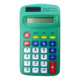 Calculadora Chica Kk-802 8 Digitos Escolar / Oficina Color Verde