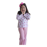 Kit 4 Pijamas De Inverno Frio Infantil Criança Malha G A 14