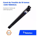 Canal De Tensión Vertical 10t Glc Con Térmica Outlet