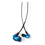Auriculares In-ear Para Monitoreo Shure Se215dybl+uni Azul