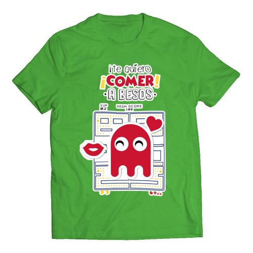 Playera Niño(a) Fantasma-packman Parejas Gamer P1