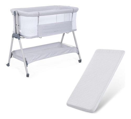 Baby Bassinet Bedside Sleeper With Gel Memory Mattress To