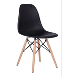 Silla Eames Nordica Para Comedor Patas De Madera Reforzada