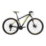 Mountain Bike Topmega Thor R29 16  24v Frenos De Disco Mecánico Cambios Shimano Tourney Tx Y Shimano Tourney Ty700 D/tiro Index Color Negro  