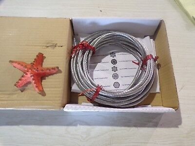 New  Dayton 1/4  Cable 33rh39 1x19 Strand Galvanized Ste Mww