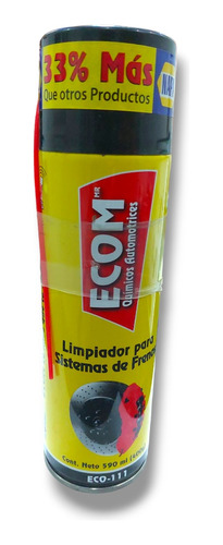 Limpiador Sistema Frenos Quita Grasa Y Polvo 590ml Ecom-111