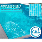 Paq. 45 M2 Mosacio Veneciano Azul Celeste C/ Tornasol 2x2cm