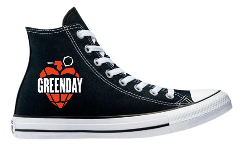 Tenis Converse Chuck Taylor All Star Bota Green Day 911n