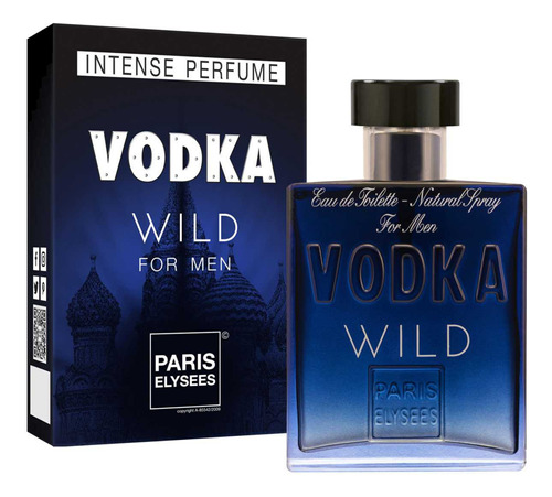 Paris Elysees Vodka Wild Edt 100ml Masculino