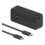 Motorola Power Back 5000- Compacto, Usb-c/a Y Qc3. Turbo