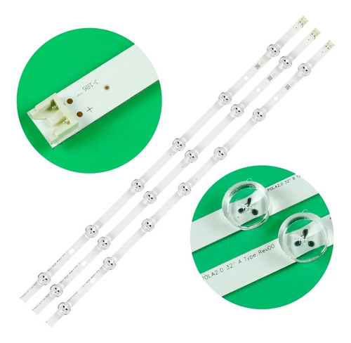 Set Led LG 32 32ln570b 