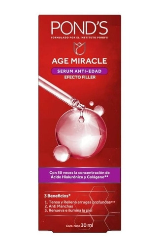 Sérum Ponds Age Miracle 30 Ml Original - mL a $2193