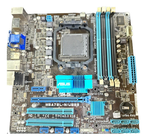 Placa Mãe Asus M5a78l-m/usb3 Com Defeito Na Bios