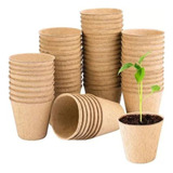 10u Macetas Biodegradables Para Plantas Semillero 62x59x40mm