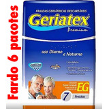 Fardo 6 Pacotes Fralda Geriatex Noturna Premium Eg 7