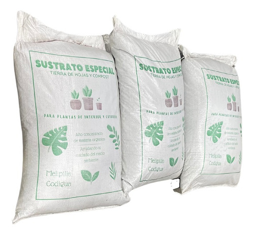 Tierra De Hoja Premium Sustrato 50 Litros X 3 Sacos + Envio