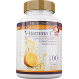 Vitamina C Premium 100 Tabletas 500mg Sabor Natural