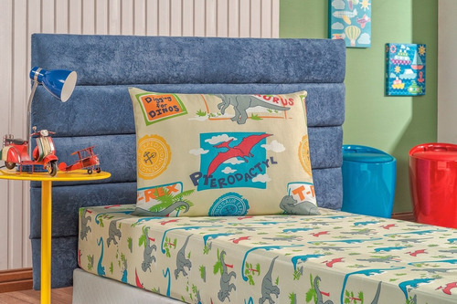 Lençol Para Cama De Solteiro Com Fronha Estampada Infantil