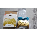 Control Dorado Club Nintento Japon Como Nuevo Para Wii 
