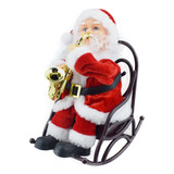 Natal Tocando Saxofone Papai Noel 2020 Claus In Chair Music