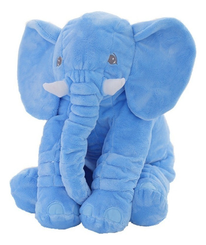 Almofada Elefante Cinza Dormir Pelúcia 60cm Frete Grátis