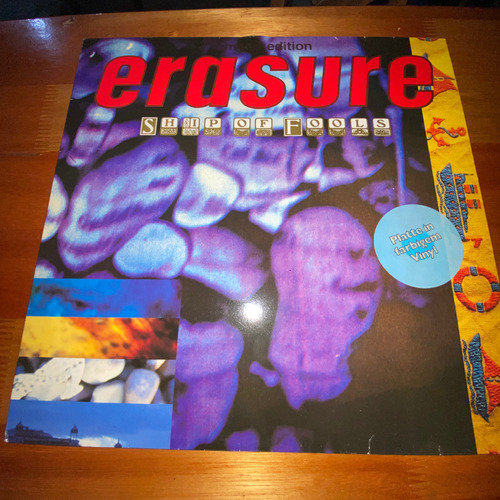 Erasure Ship Of Fools Vinilo Maxi Single Marmolado