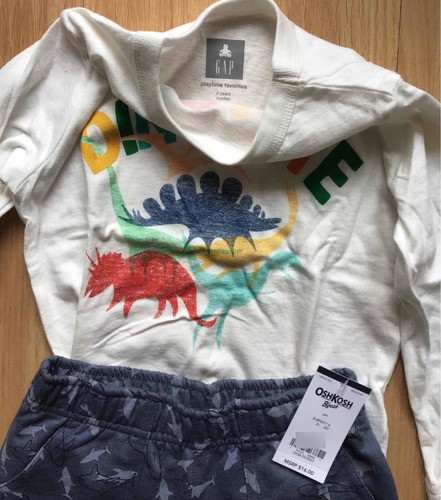 Carters Gap Short Y Remera O Body Talle 2 Años Envio Grati