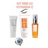 Kit Renew Vitamina C: Limpeza Facial + Hidratante + Sérum