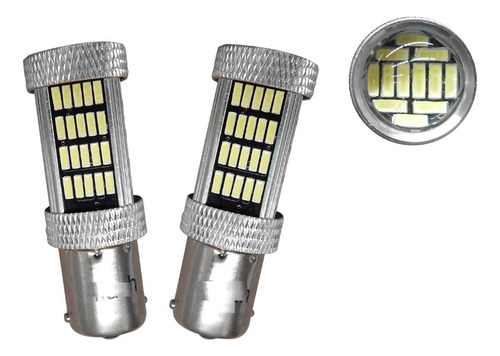 Foco Automotriz Luz Led 1141 92smd Con Estrobo Blanco Ds